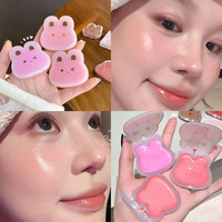Cappuvini Little Rabbit Water Cream Multifunktions-Rouge Koreanische Formel Wasserfest Natürlicher Finish 6 Farben für Helle Hauttöne