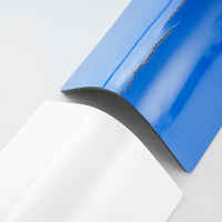 Panneau composite en aluminium marbré vert veiné de 4 mm, revêtement PVDF, panneau ACM pour la décoration de façade d'entrée