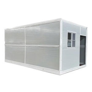 Casa de contenedores de acero plegable portátil Casas pequeñas modulares prefabricadas hechas de panel sándwich para aplicaciones de centros comerciales y hoteles - Product Image 2