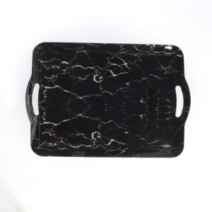Hot Eco-Friendly Printed Big Rectangle <strong>Plastic</strong> <strong>Serving</strong> Tray With Handle - Product Image 5