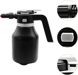 Bouteille pulvérisateur à mousse électrique 1,5 L Nettoyage ménager Lavage de voiture Pulvérisateur à pression d'air portable en plastique pour utilisation en jardin Modèle E33 - Product Image 4
