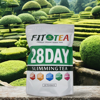 Thé Détox Minceur Ventre Plat Chinaherbs à Expédition Rapide - Thé Vert Herbal Naturel Détoxifiant au Moringa pour le Côlon, Marque Privée