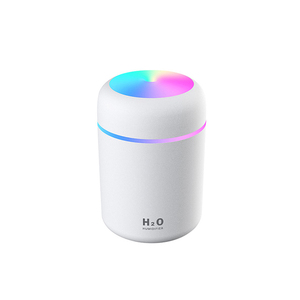 Humidificador de aire eléctrico portátil, difusor de aceite aromático, pulverizador de niebla fría con USB, luz nocturna colorida para el hogar y el coche, 300ml - Product Image 5