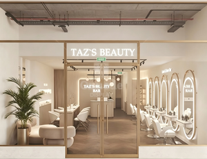 Conjunto de Muebles Modernos para Salón de Belleza y Peluquería |   Estaciones de Estilismo Personalizadas y Mesas de Manicura, Soluciones Integrales de Diseño de Interiores para Salones de Belleza - Product Image 5