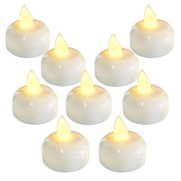 Bougie flottante à succès qui s'illumine instantanément en contact avec l'eau, bougie électronique LED décorative imperméable