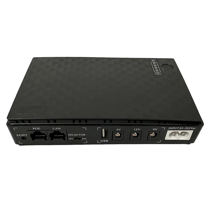 Беспрерывный источник питания Mini dc ups для Wi-Fi роутеров, порт poe 9 В, 12 В, 24 В, 8800 мАч, 10400 мАч