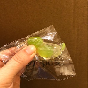 Tendance 2026 : Mini jouet anti-stress souple transparent en forme <span class=keywords><strong>d</strong></span>'edamame double grain, porte-clés pour cadeau - Product Image 5