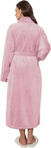 Spedizione Gratuita: Vestaglia Kimono Lunga in <span class=keywords><strong>Pile</strong></span> per <span class=keywords><strong>Donna</strong></span> <span class=keywords><strong>con</strong></span> Tasche e <span class=keywords><strong>Bottoni</strong></span>, Camicia da Notte Personalizzata - Product Image 6