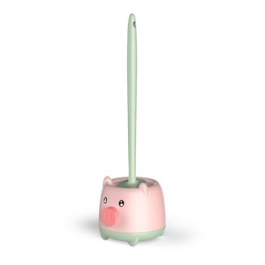 Brosse de <span class=keywords><strong>toilette</strong></span> domestique à long manche brosse de nettoyage de porcelet en plastique sans <span class=keywords><strong>angle</strong></span> mort pour le lavage des toilettes - Product Image 5