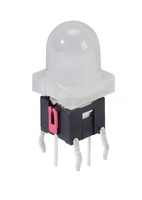 Interrupteur Tactile Momentané 6x7.2mm-9.5H, Micro-Bouton Poussoir Mini, Interrupteur Tactile RGB 7x7, LED SMD SMT, Capuchon Rond 10mm