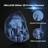 Filament PLA+ Soie Blanc HELLO3D PLA Magic Pro 1,75 mm 1 kg pour Fabricants de Moules en Plastique