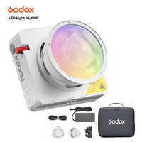 Godox ML100R 100W RGB – Lumière portable à LED avec contrôle par application, en ABS, pour vidéo et photographie en extérieur et en scène nocturne