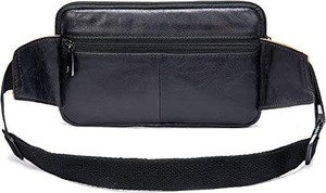 Biker Leather Hip Motorbike Waist Bag Men's Genuine Leather <b>Leg</b> Pouch Drop <b>Leg</b> Bag Motorcycle Waist Pack Outdoors Carrying Pouch - Product Image 2