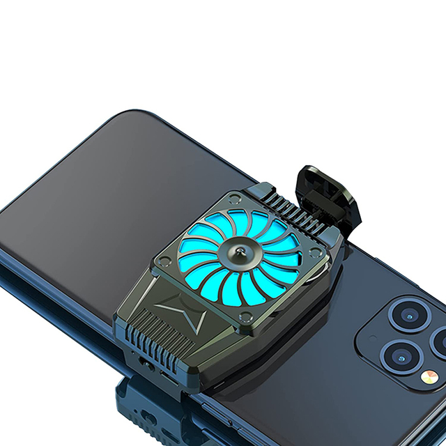 Leizun Wireless 2.4GHz ABS Material Cooling Fan Game Controller with Joystick and 1 Year Warranty for Mobile & Gaming Consoles