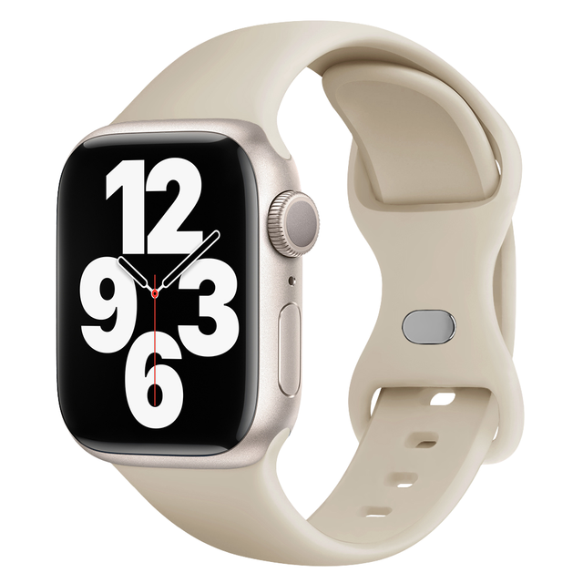 Fashion Replacement Smartwatch Band Rubber Silicone Watch Strap for apple Watch 1-10 Series
