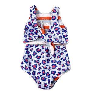 Traje de Baño Reversible para Niñas, Diseño Encantador, Impermeable, Cintura Alta, para Playa, Verano, DH ODM - Product Image 4