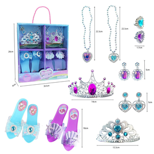 Giocattoli per Travestimento da Principessa per Bambine, Scarpe, Corone, Accessori, Regalo Ideale per Giochi di Ruolo, Giocattoli di Bellezza e Moda per Bambine - Product Image 2