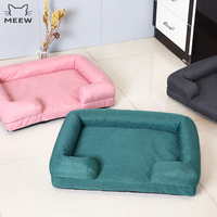 Lit pour animaux de compagnie directement de l'usine, lit pour chien amovible et lavable toutes saisons, tapis pour chien épais et chaud, fournitures pour animaux de compagnie pour l'hiver