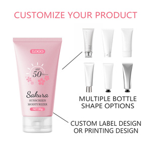 Protector Solar Hidratante <span class=keywords><strong>de</strong></span> Alto SPF OEM: Bloquea los Rayos UV; Crema Hidratante e Iluminadora <span class=keywords><strong>de</strong></span> Flor <span class=keywords><strong>de</strong></span> Cerezo: Nutre <span class=keywords><strong>la</strong></span> <span class=keywords><strong>Piel</strong></span> - Product Image 3