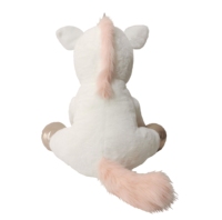 Nouveauté 2025 – Jouets en peluche lourds et super doux brodés, animaux de Noël (dinosaure, licorne) pour enfants, certifiés