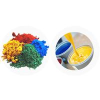 Poudre de couleur caoutchouc synthétique, pigment de peinture, oxyde de fer jaune, 311 313 314, 920, 10g