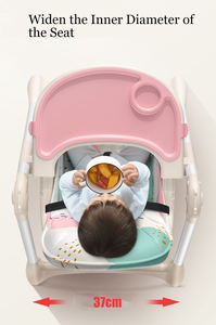 Vente en gros d'usine, élargissement du diamètre intérieur du siège, <span class=keywords><strong>chaise</strong></span> haute pour bébé, utilisations multiples - Product Image 5