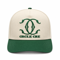 Casquettes de baseball à 5 panneaux brodées plates, 100 % coton, respirantes, imperméables, avec fermeture à boucle simple et visière bicolore