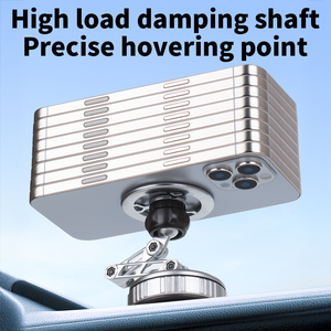 Supporto Mobile pieghevole in lega universale a magneti potenti per auto con supporto per <span class=keywords><strong>finestra</strong></span> 360 con supporto magnetico rotante per cellulare - Product Image 2