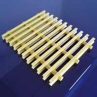 Profilés en I et en H en composite FRP GRP pultrudé sur mesure, passerelle en grille en fibre de verre non conductrice pour toiture solaire