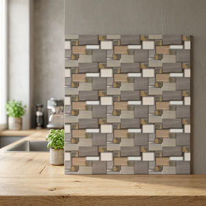 Azulejo de pared digital cerámico marca Vistaar 25x37.5, brillante, decorativo, para elevaciones, con acabado HD, fabricado en India, azulejo adhesivo para baño - Product Image 1