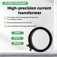 Transformador de Corriente Toroidal Serie MR con Bobina de Cobre, Certificado CE, Monofásico, Clase 0.5/1.0, Baja Tensión