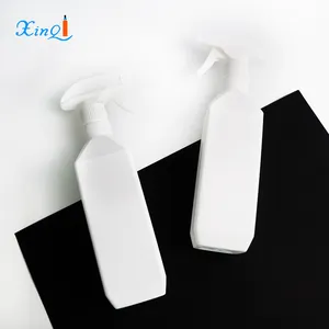 500ml En stock Detergente plástico Hogar disparador botella de spray