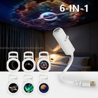 Mini proyector, luz nocturna, lámpara de ambiente de cielo estrellado respetuosa con los ojos para dormir en el dormitorio