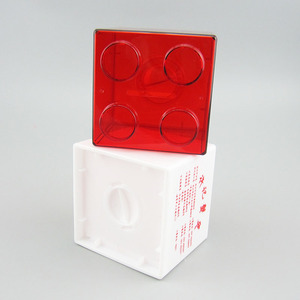 Hucha de Plástico con Forma Cuadrada, Contenedor para Monedas, Caja para Monedas - Product Image 2