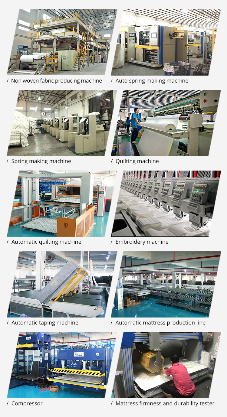 หมอนที่นอนกระดูกและข้อพับที่นอนพ็อกเก็ตสปริงคอยล์สำหรับพยุงหลัง 9