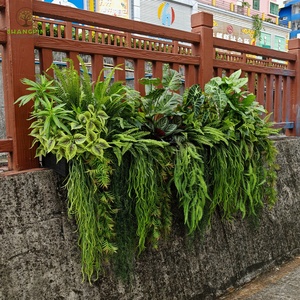 Plantas de decoración para colgar en la pared, plantas para colgar en la pared para interiores y exteriores, plantas colgantes de techo artificiales, vides - Product Image 1