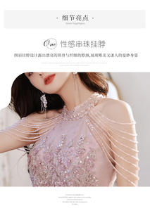 فستان سهرة أنيق ومزاجي للصيف والخريف بمقاسات S-XXL، مناسب للحفلات والخطوبة وأعياد الميلاد والمناسبات المضيفة - Product Image 4