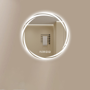 Miroir de courtoisie décoratif pour le maquillage et les soins personnels - Product Image 1