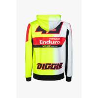 Hoodie Premium Pertamina Enduro VR46 Tim Di Giannantonio 46, Jaket Zipper-Up Multiwarna Custom Untuk Pria, Ekspor