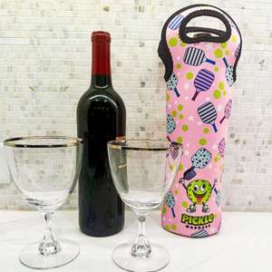 Cadeaux pour hommes et femmes, serviette de pickleball brodée, sac fourre-tout chic pour le vin, parfait pour les fêtes et les rassemblements en plein air - Product Image 5