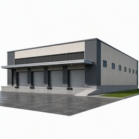 Entrepôt en structure acier sur mesure, bâtiment industriel préfabriqué, grande portée, ossature acier pour la logistique e-commerce