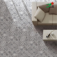 Carreaux en céramique de qualité durable 300*300mm, carreaux en ciment encaustique à quatre grilles pour projets commerciaux