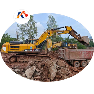 Excavadora de Orugas de Servicio Pesado en Venta, Excavadora Minera de 37.5 Toneladas SANY SY375H 212kW Isuzu, Cucharón de 1.9m³, Fuerza de Excavación de 235kN - Product Image 1