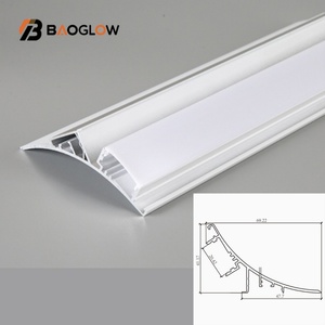 2025 Factory Price Exposed Waistline Stair Handrail Handle Free Drawers Aluminum Led Aluminum Profile Led Strip Channel - Product Image 2