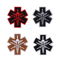 Insigne 3D en caoutchouc PVC MEDIC Patchs en caoutchouc souple pour gilet de casque tactique