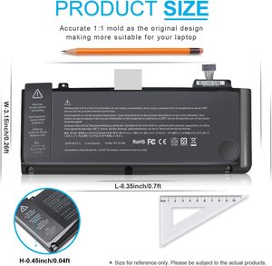 Batería de Repuesto de Alta Calidad para <span class=keywords><strong>MacBook</strong></span> Pro 13 Pulgadas A1322 <span class=keywords><strong>A1278</strong></span> 2009-2012 MB990 - Product Image 2