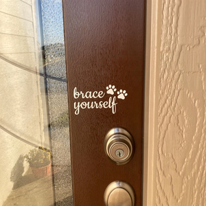 Vinilo Adhesivo Personalizado <span class=keywords><strong>para</strong></span> Puerta con Patas <span class=keywords><strong>de</strong></span> Mascotas, Letras Decorativas <span class=keywords><strong>para</strong></span> Puerta <span class=keywords><strong>de</strong></span> Bienvenida <span class=keywords><strong>para</strong></span> Niños y Familia, Adhesivo Decorativo <span class=keywords><strong>para</strong></span> Pared - Product Image 3