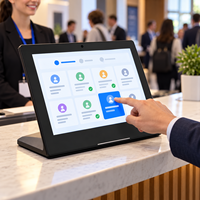 Tablette Android 15,6 pouces en forme de L pour la formation, avec écran tactile capacitif RK3566, kiosque de comptoir avec Wi-Fi, Bluetooth et Ethernet