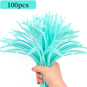 100 piezas creativas de tubo de vástago de chenilla limpiador de tuberías artesanía <span class=keywords><strong>Fuzzy</strong></span> Sticks <span class=keywords><strong>Wire</strong></span> <span class=keywords><strong>Craft</strong></span> para creativo hecho a mano Diy Art <span class=keywords><strong>Craft</strong></span> Project - Product Image 6