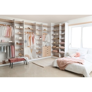 Sistema di <span class=keywords><strong>Armadio</strong></span> Industriale CBMmart con <span class=keywords><strong>Angolo</strong></span> d'<span class=keywords><strong>Ingresso</strong></span> Aperto, Guardaroba Moderno in Metallo per Camera da Letto - Product Image 5